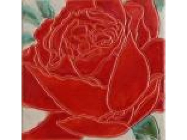 Gift Tiles-8x8 Red Rose
