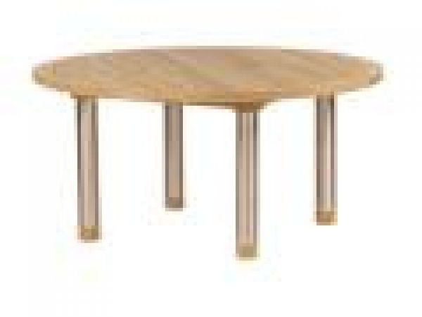 Equinox Circular Dining Table with steel legs 150c