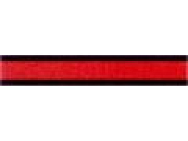 Black/Red Stripe  Stock Tape