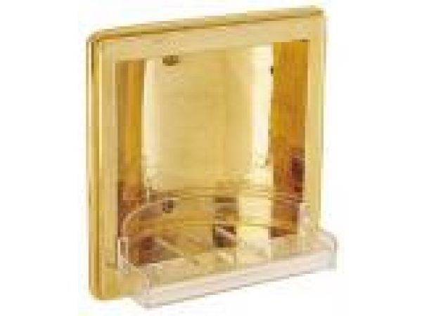 9096 Recess Soap Dish with Beveled Edges