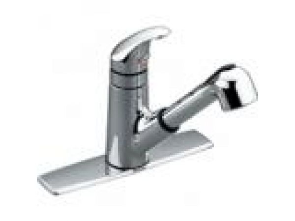 One Handle Kitchen Faucet with Pullout Spout