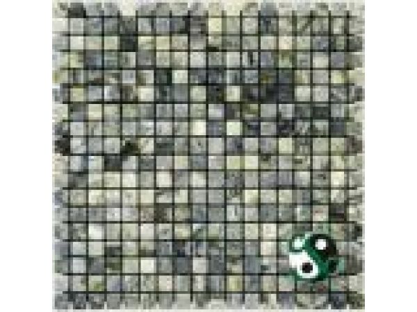 MOS-M020, Veggie Green Marble 5/8x5/8 Mosaic