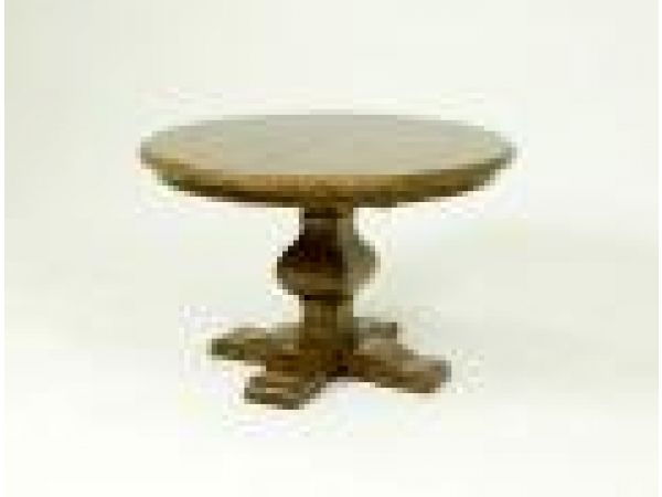 6066 Round Single Pedestal Table