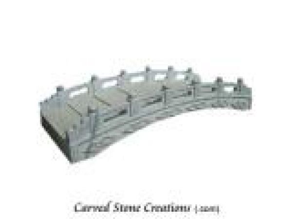 BRG-03 Hand-Carved Granite Balastrade & Rail Walking Bridge