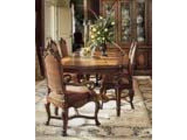 249-2 Parquet Top Dining Table