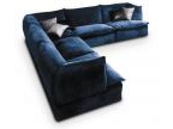 Park Avenue Sectional - Recliner and Hide-a-Bed.