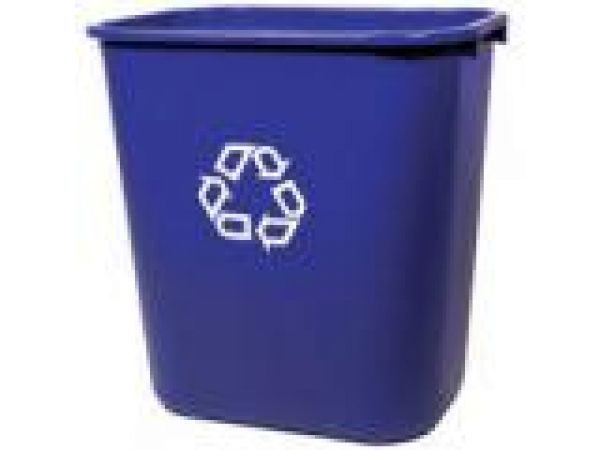 2956-73 Deskside Recycling Container, Medium with Universal Recycle Symbol