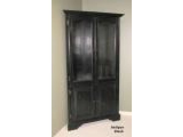 54 x 14 x 35.75 Corner China Cabinet Available in