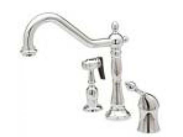 Kitchen faucet with spray