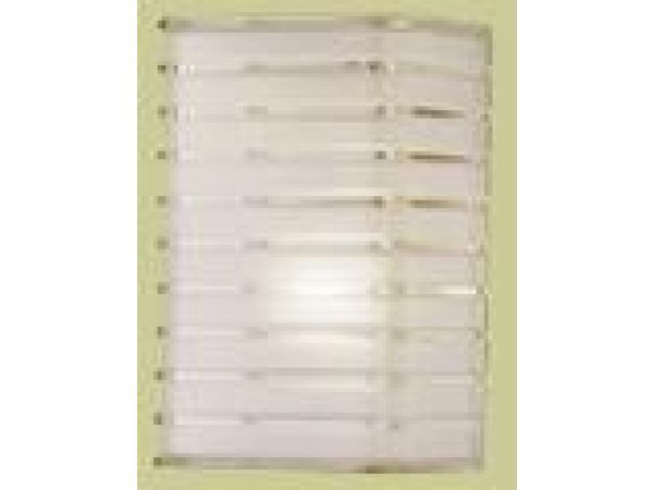 Atomic Age Ribbed Frosted Insert Shade
