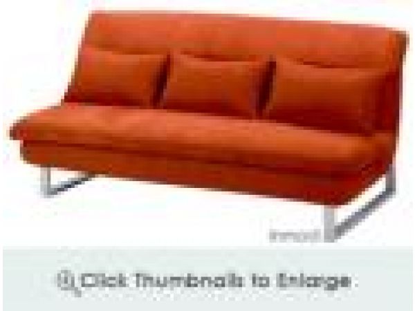 Velour Convertible Sofa / Daybed