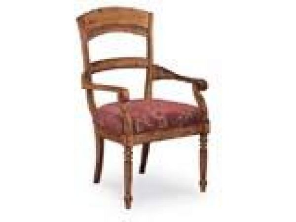 1366 Slat Back Arm Chair