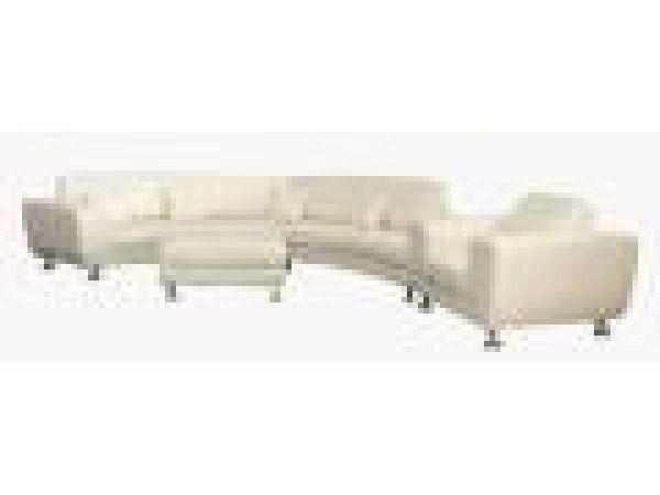 SL 206 Gray, Fabric Sofa Modern Furniture
