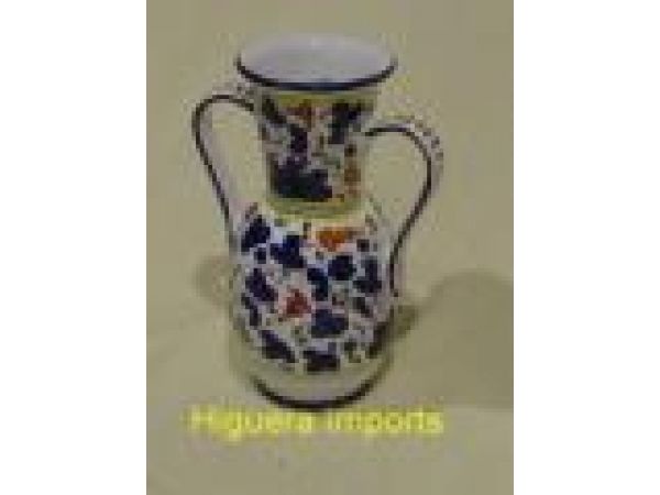 255/20 8'' Vase w/Handles - Arabesco