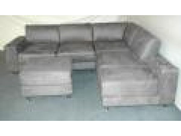 SL 170 Gray, Modern Fabric Sofa