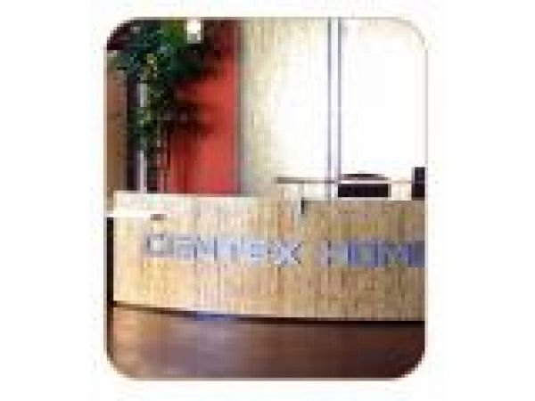 Reception Counter - Centex Homes Showroom
