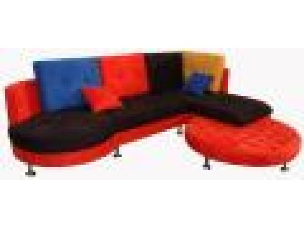 SL 230 Mixed Color, Modern Fabric Sofa