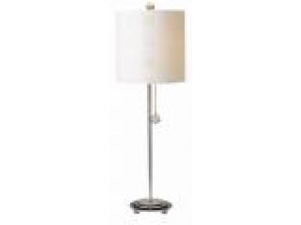 DRAKE 1 TABLE LAMP WITH WHITE SQUARES SHADE