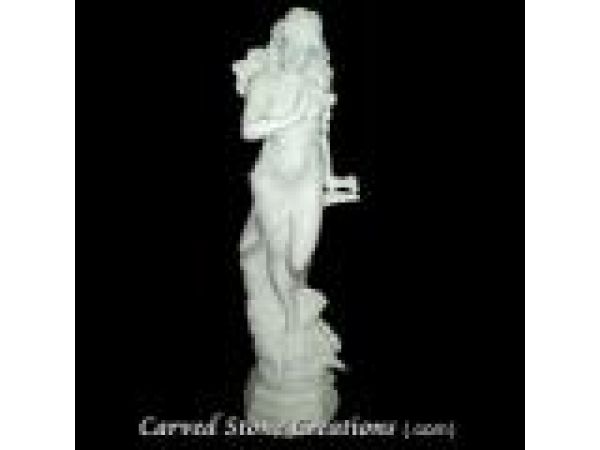 FIG-M011 ''Greek Goddess'' - Hand-Carved Marble Statuary