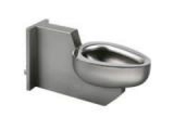 Chase Mounted Siphon Jet Stainless Steel Toilet