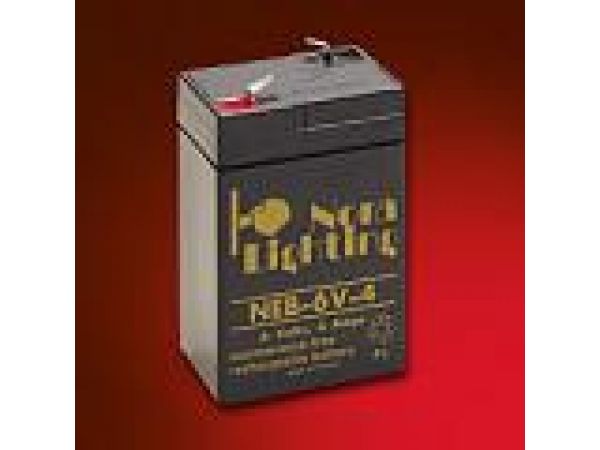NEB-6V-4 -- Battery, 6 Vote, 4 amp/hour