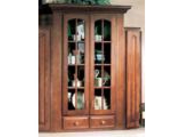 China Cabinet with Mullion Door Frame