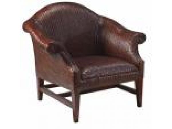 Woven Rattan Anita Chair-Dark