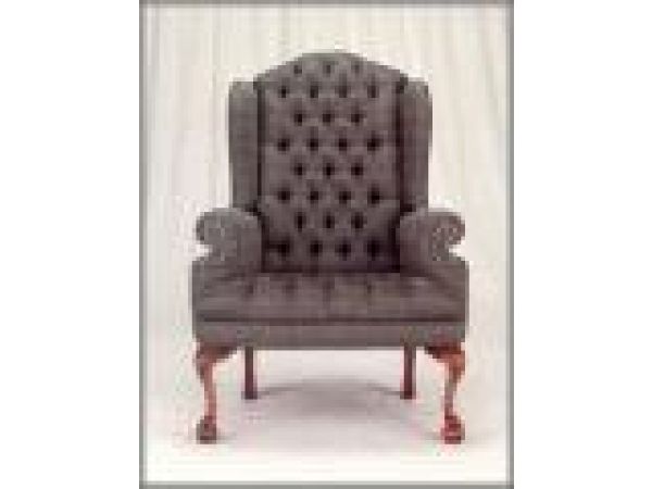 466-T  Salem High Back Wing Arm Chair.