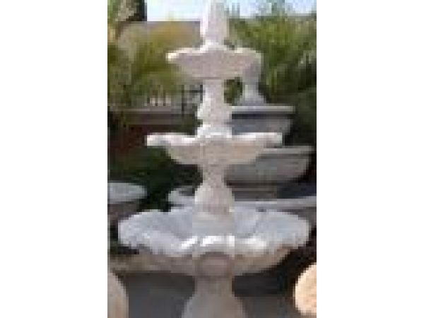 Marble Fountains - F0013 White