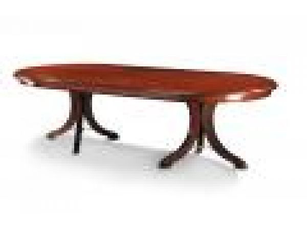 Shutters Oval Dining Table