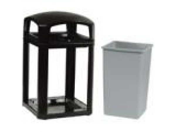 3970-88 Landmark Series‚ Classic Container, Dome Top Frame with Lock Option, with 3958 Rigid Liner