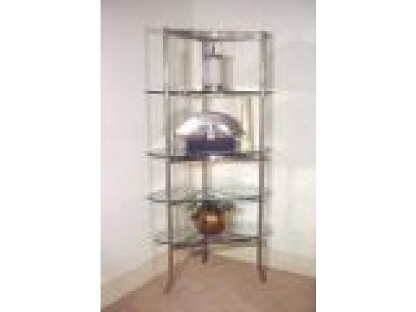 90825 Oval Etagere