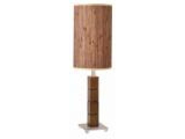 COOPER TABLE LAMP WITH COCO REED SHADE