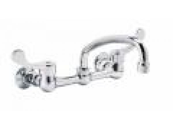 Traditional Two Handle Wall Mounted Kitchen Faucet