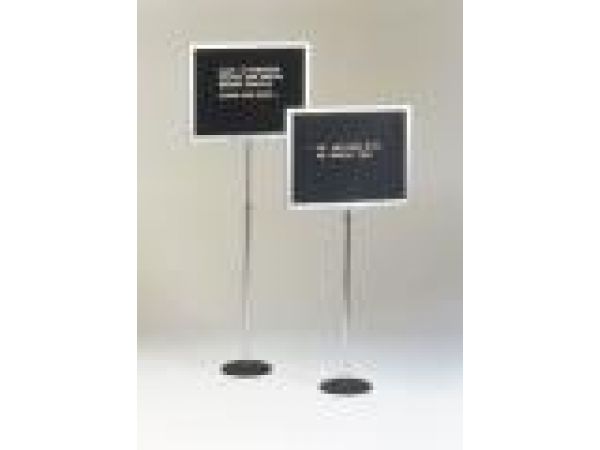 Single Pedestal Letterboards