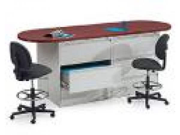 9300P SERIES LATERAL FILES STANDING WORKSTATION