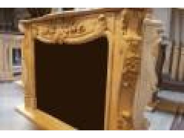 Marble Fireplace Mantels - C305 Yellow Marble