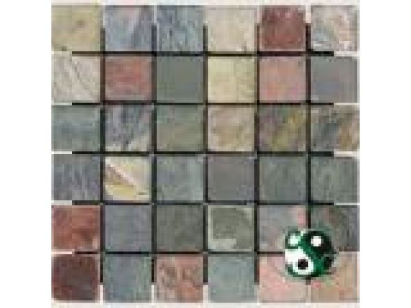 MOS-S032, Multi-Select Slate 2x2 Mosaic