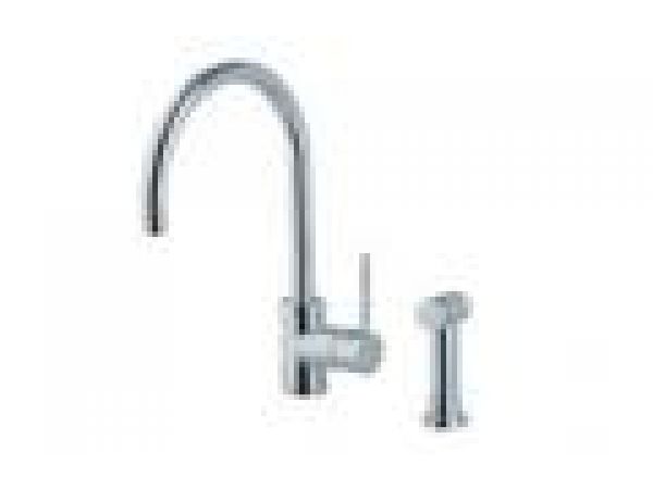 Modern Architectural Side Lever Faucet with Handsp