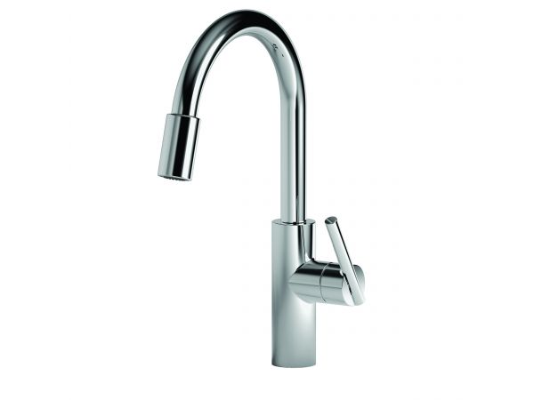 East Linear Pull Down Kitchen Faucet 