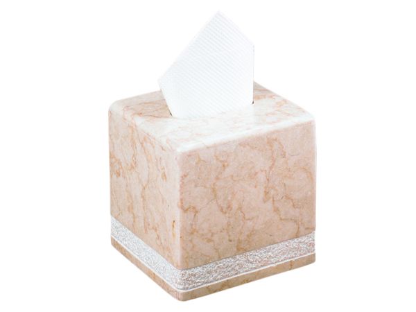 Creative Home Spa Hand Carved Boutique Tissue Box