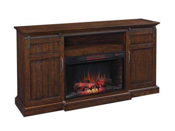 Cabaret TV Stand with Electric Fireplace