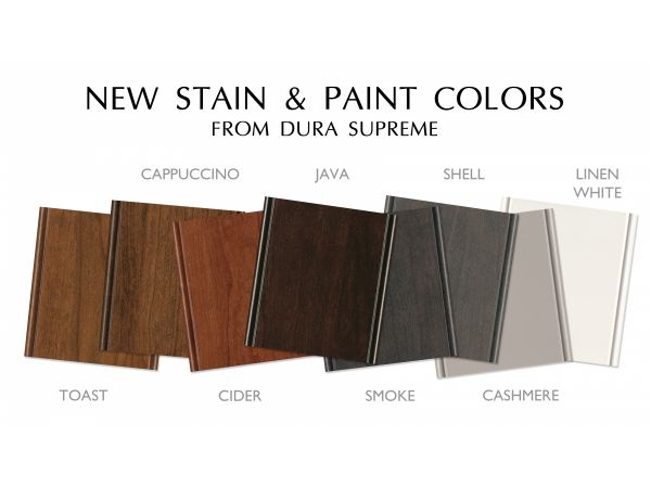 New Cabinet Finishes by Dura Supreme Cabinetry