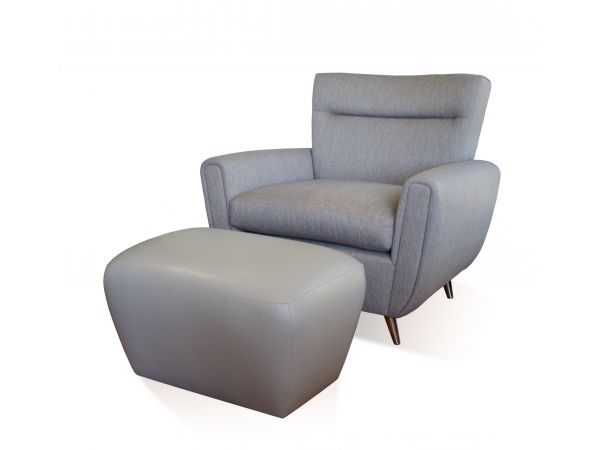 Patrician Lounge Chair and Ottoman