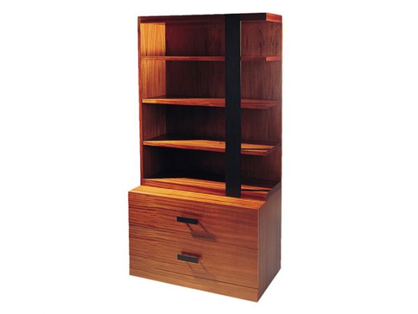 BC-52 Bookcase with Lateral File Base