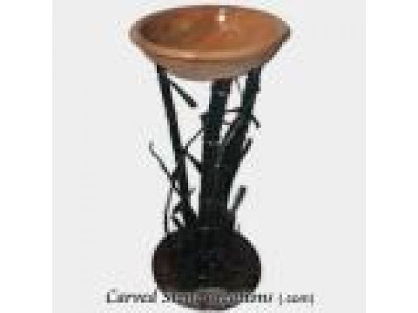ABS-110, ''Bamboo'' Wrought Iron Vessel Sink Stand