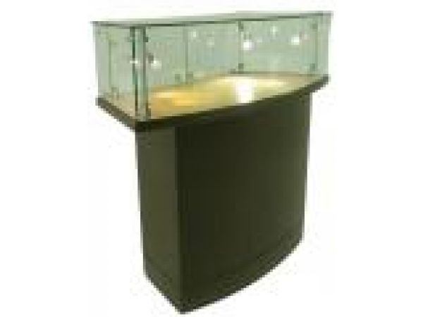 RCJP - Curved Jewelry Counter Display