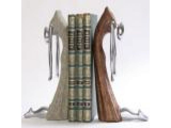 SILOUETTE LADY BOOKENDS SET OF 2