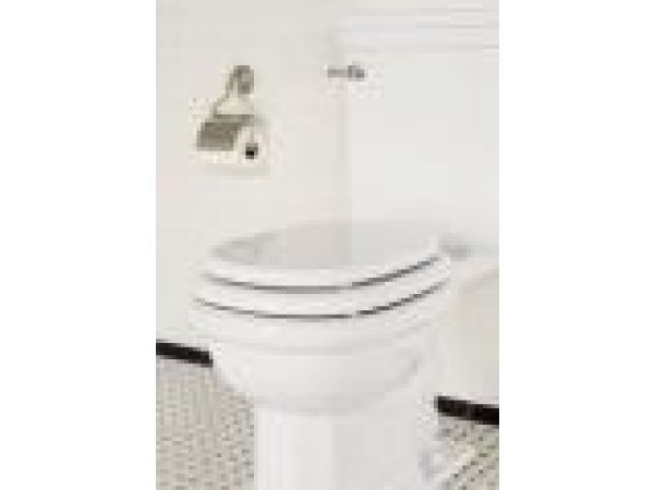 Michael S Smith Town Colored Toilet Seat, Elongate