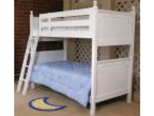 Crayons White Finish Bunk Bed